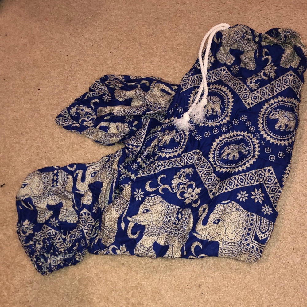 Elephant cuffed pants